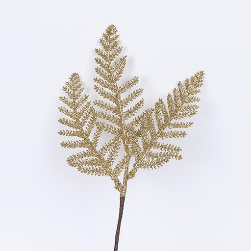 [600-46539] HELECHO, DORADO, SET DE 2 PIEZAS, 28 CM (TOP 120)