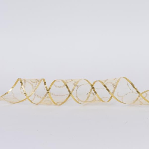 [600-46540] CINTA DORADA, 5X2,7CM (TOP 120)