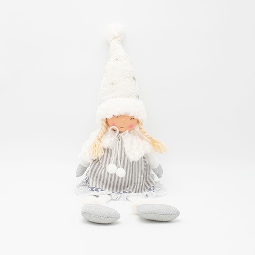 [600-46646] NIÑA CON ROPA AZUL CLARO, 66CM