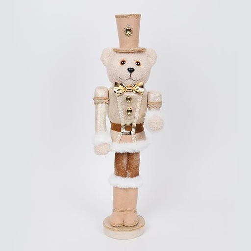 [600-46718] SOLDADO OSO CON ROPA DE CHAMPÁN, 53 CM