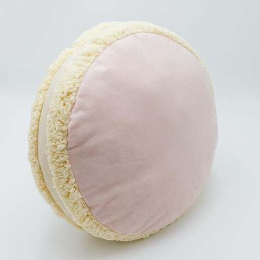 [600-46738] ALMOHADA MACARON, ROSA, 9X34CM