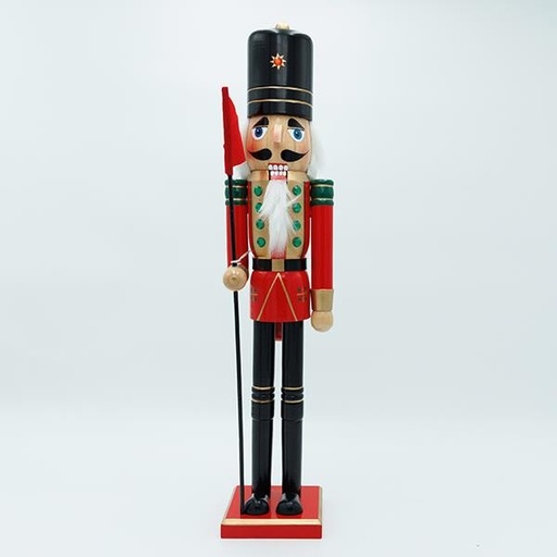 [600-46873] CASCANUECES ROJO CON BANDERA 12X50CM