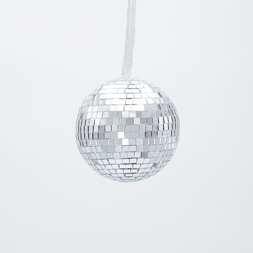 [600-47043] BOLA DE CRISTAL, DISCO, PLATA, 8CM