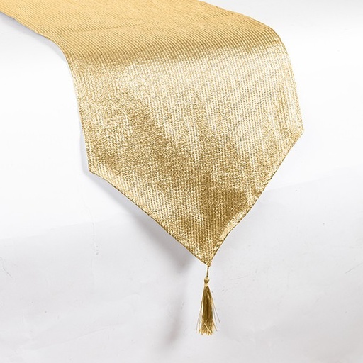 [600-47292] CAMINO DE MESA, ORO METALIZADO, 32X180CM