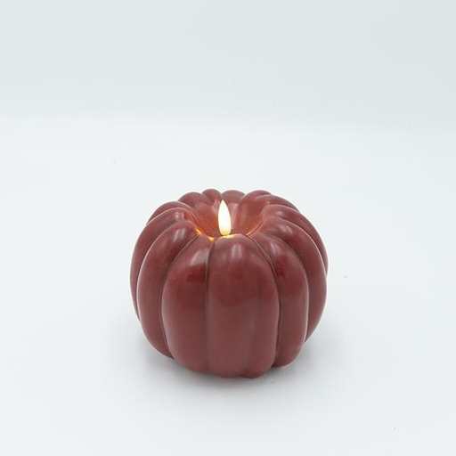 [600-47342] CERA DE CALABAZA, MARRÓN, 11,50X13CM