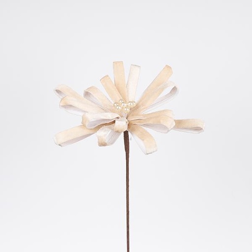 [600-47410] LAZO DE FLORES, CHAMPÁN, 25X45CM