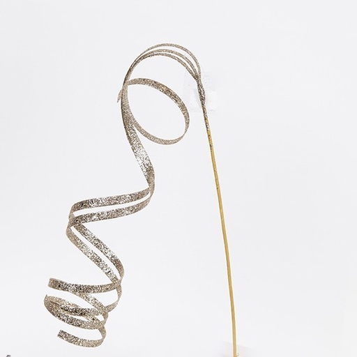 [600-47415] RAMA SERPENTINA, CHAMPÁN, 51 CM