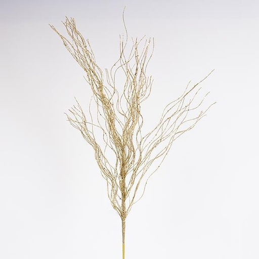 [600-47419] RAMA ONDULADA, DORADA, 83CM