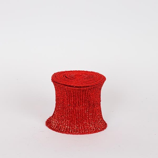 [600-47576] CINTA ESPIRAL, ROJO ELEGANTE, 500X12CM