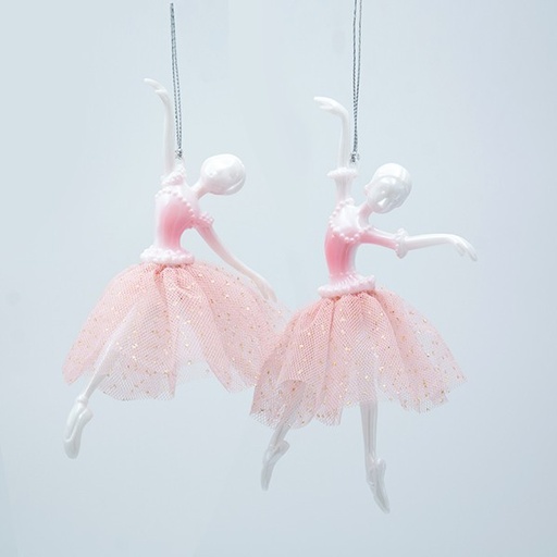 [600-47666] HADA ACRÍLICA ROSA, 2 DISEÑOS, 11X2X15CM