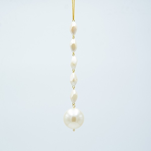 [600-47703] ESTALACTITA CON PERLA GRANDE, 3X15CM