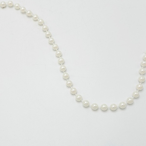 [600-47719] CADENA CON PERLAS CREMA, 8MM, 1000CM