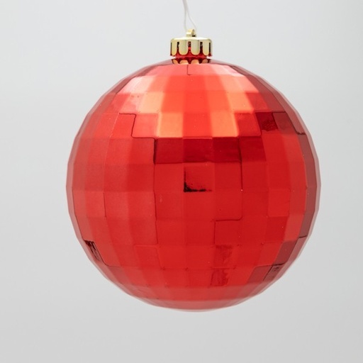 [600-47764] BOLA DE PLÁSTICO, DISCO, ROJA, SET DE 2 PIEZAS, 15 CM