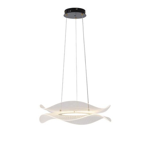 [144-15041] LÁMPARA DE TECHO COLGANTE LED 48W 3240lm 3000K Ø540mm NEGRO ARTE ILLUMINA FIRENZE