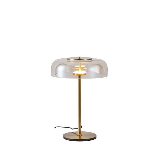 [144-15091] LÁMPARA DE MESA LÁMPARA DE METAL CON CRISTAL 8W 960lm 3000K 300x450x90mm COGNAC ARTE ILLUMINA LOBBY