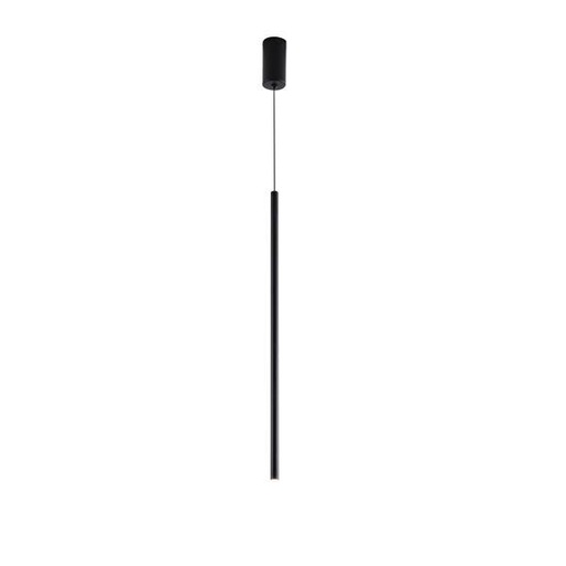 [144-16080] LÁMPARA DE TECHO COLGANTE ALUMINIO "CASCADE" LED 3W 210lm 3000K Ø16x1200mm NEGRO ARTE ILLUMINA