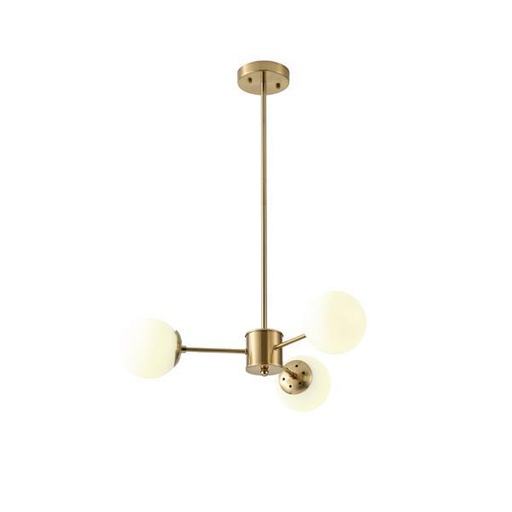 [144-20019] LÁMPARA DE TECHO COLGANTE 3xE27 MÁX. 15W 620x730mm BLANCO ARTE ILLUMINA PUFF