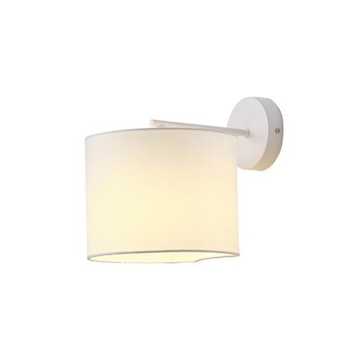 [144-24020] APLIQUE DE PARED TELA 1xE14 MÁX. 15W 265×200×235mm BLANCO ARTE ILLUMINA CLOUD