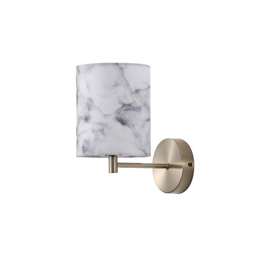 [144-24065] APLIQUE DE PARED FABRIC1xE14 MAX 8W Ø130mmARTE ILLUMINA VERONA