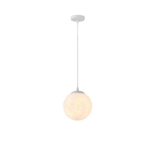 [144-24140] LÁMPARA DE TECHO COLGANTE DE METAL 1xE27 MAX 15W 200x1270mm BLANCO ARTE ILLUMINA SELINI