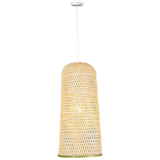 [144-31008] LÁMPARA COLGANTE S E27 MAX 60W D300x600H BAMBÚ ARTE ILLUMINA CROSSLINE