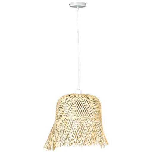 [144-31009] LÁMPARA COLGANTE S E27 MÁX 60W D400xH430 BAMBÚ ARTE ILLUMINA CROSSLINE