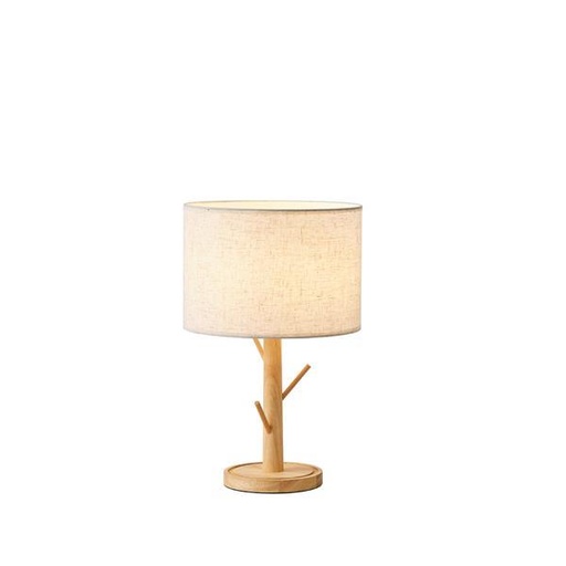 [144-33075] LÁMPARA DE MESA LUMINARIA MADERA 1xE27 MÁX 15W 250x400mm ARTE ILLUMINA MADERA