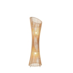 LÁMPARA DE PIE BAMBÚ 1xE27 MÁX. 15W 295x295x1180mm ARTE ILLUMINA CALYPSO
