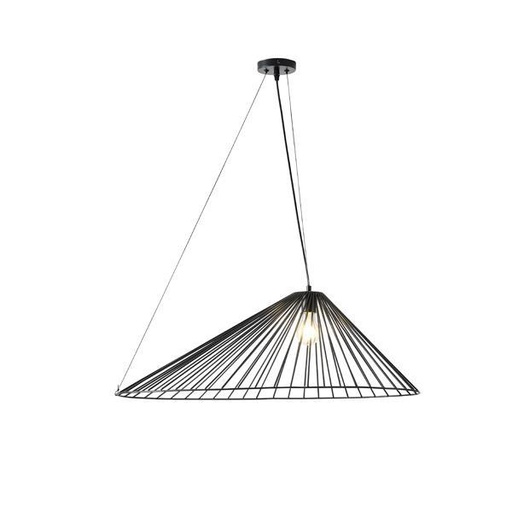 [144-46023] LÁMPARA COLGANTE METAL  1xE27 MÁX. 15W 800x520x1360mm NEGRO ARTE ILLUMINA RAY