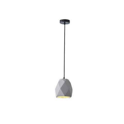 [144-50006] LÁMPARA DE TECHO COLGANTE HORMIGÓN 1xΕ27 Ø160X1670mm GRIS ARTE ILLUMINA ARME
