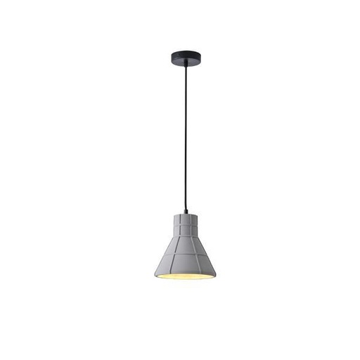 [144-50007] LÁMPARA DE TECHO COLGANTE DE HORMIGÓN 1xΕ27 Ø200x1710mm GRIS ARTE ILLUMINA ARME