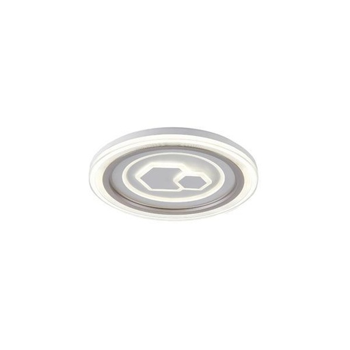 [144-51035] PLAFÓN DE TECHO LED 60W 5100lm 3000K Ø50 3000-4000-6500K 3CCT 490x50mm BLANCO ARTE ILLUMINA MOTIVO
