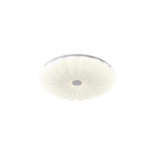 [144-51037] PLAFÓN DE TECHO PLÁSTICO LED 60W 4680lm 3CCT(3000-4000-6000K) Ø480mm BLANCO ARTE ILLUMINA MOTIVO