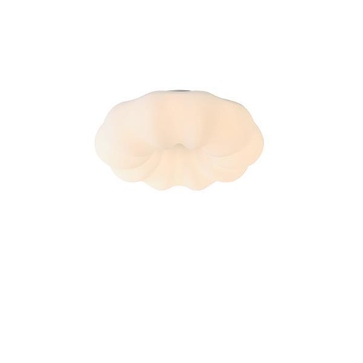 [144-51047] PLAFÓN DE TECHO PLÁSTICO LED 24W 2000lm 3000K Ø480x75mm BLANCO ARTE ILLUMINA NEFOS