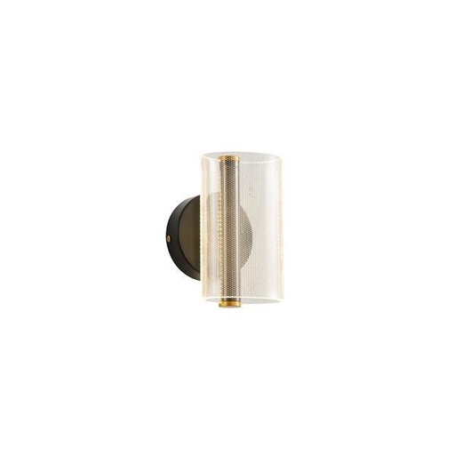[144-58011] APLIQUE DE PARED ACRÍLICO PATRÓN DE PUNTOS 8W 720lm 3000K 420x380mm NEGRO ARTE ILLUMINA SPARKY