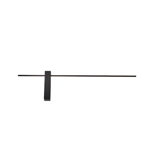 [144-58021] APLIQUE DE PARED METAL LED 10W 1000lm 3000K 800x200x40mm NEGRO ARTE ILLUMINA CLIO