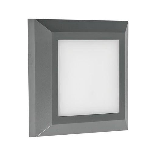APLIQUE DE PASO LED SLIM 3W IP65 3CCT 220-240V 125x125x27mm PRO