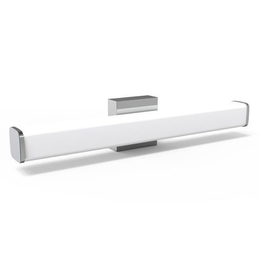 APLIQUE DE PARED CUADRADO "PALM" PARA ASEO, 15W 15OOlm 3CCT (3000-4000-6000K) L=600mm IP44 ARTE ILLUMINA