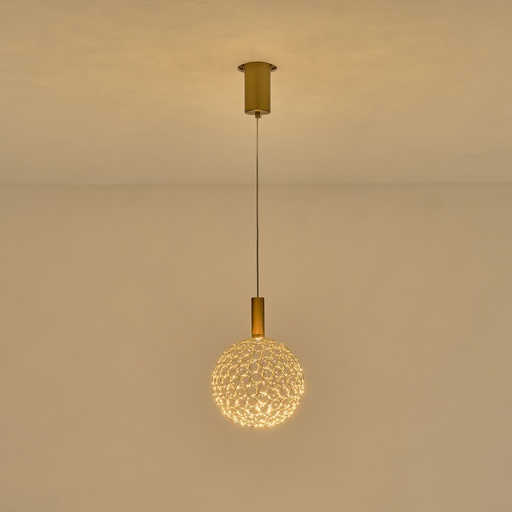 LÁMPARA COLGANTE BOLA "PERFORATO" LED 6.3W 648lm 3000K Ø200x1388mm ARTE ILLUMINA