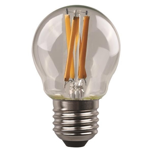 BOMBILLA LED G45 FILAMENTO CRUZADO 6.5W E27 220-240V