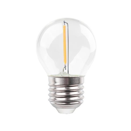 BOMBILLA G45 E27 ESFERICA FILAMENTO 1W 220-240V