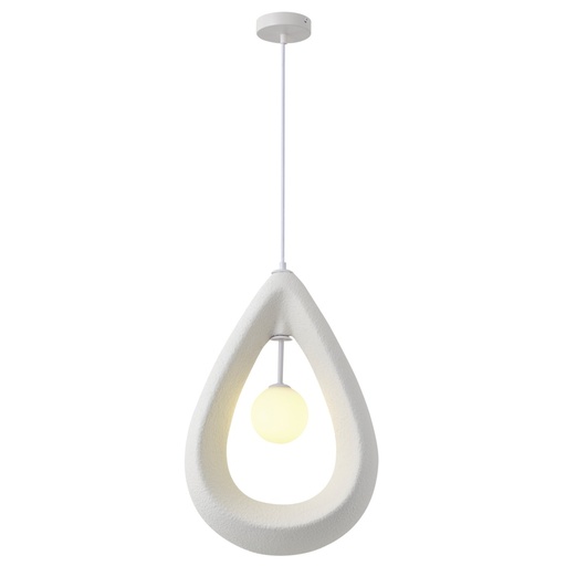 LÁMPARA DE TECHO COLGANTE DE POLIESTIRENO 330x200mm ARTE ILLUMINA DROPA