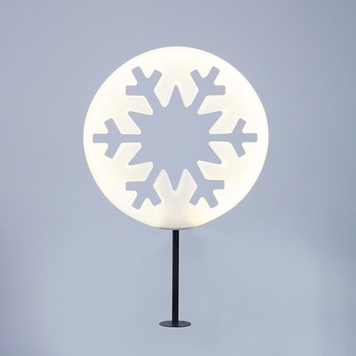 [600-48415] ILUMINADO BLANCO COPO DE NIEVE CARTEL, DISEÑO DE SUELO 3D, 5V ADAPTADOR, PE PANTALLA CON METAL POSTE, TEMPORIZADOR, LED BLANCO CÁLIDO, L45.5 X W6.5 X H82.5CM, CABLE DE ALIMENTACIÓN 3M, IP44