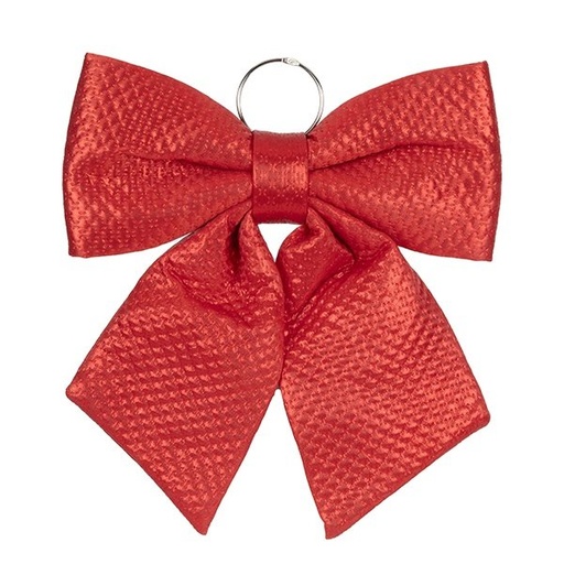 [600-48418] LAZO ROJO, CON TEXTURA EN RELIEVE, 44CM