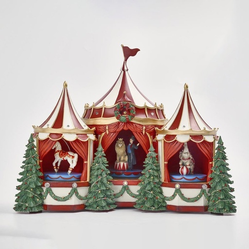 [600-49488] CIRCO ESCENAS CON CLARO, MÚSICA, Y MOVIMIENTO, A PILAS, 45.3X26.6X36.5CM