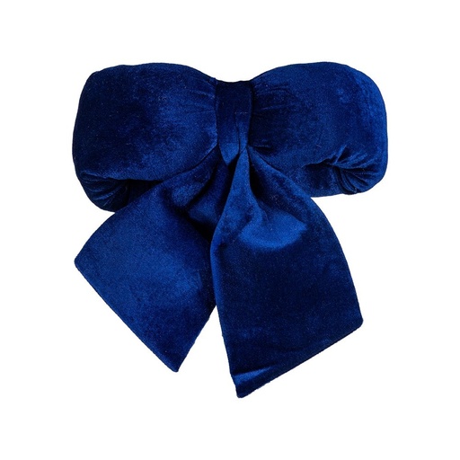 [600-49209] LAZO, INTENSO AZUL, ESPONJOSO, TERCIOPELO, 40CM
