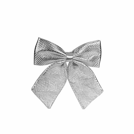 [600-48424] PLATEADO LAZO, CON TEXTURA EN RELIEVE, 22CM