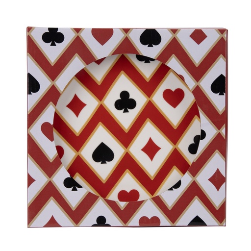 [600-49664] JUEGO DE 4 PLATOS CON TOCANDO TARJETA SÍMBOLOS, 20.30∅