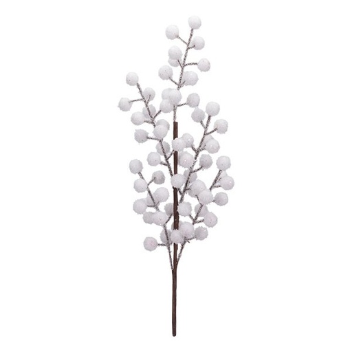 [600-49287] RAMA CON BLANCO BAYAS, 55CM