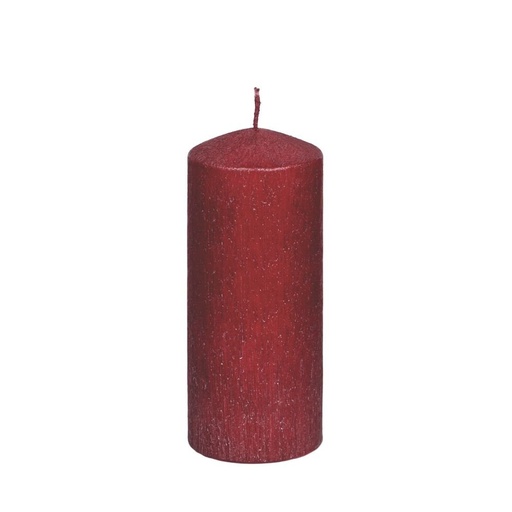 [819-00066] VELA ROJO RÚSTICO 7X18CM
